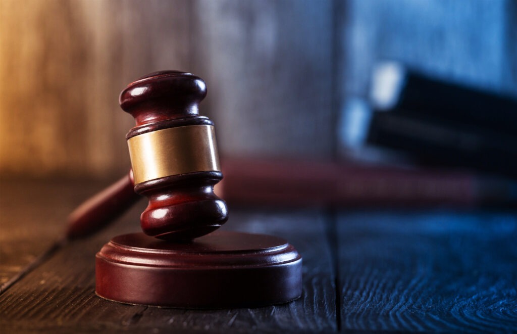 Wooden,Judge,Gavel,,Close-up,View